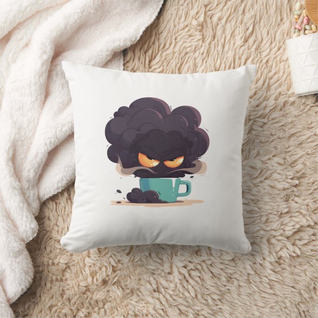 Eine grausige Kaffeetasse Kissen (Decke)