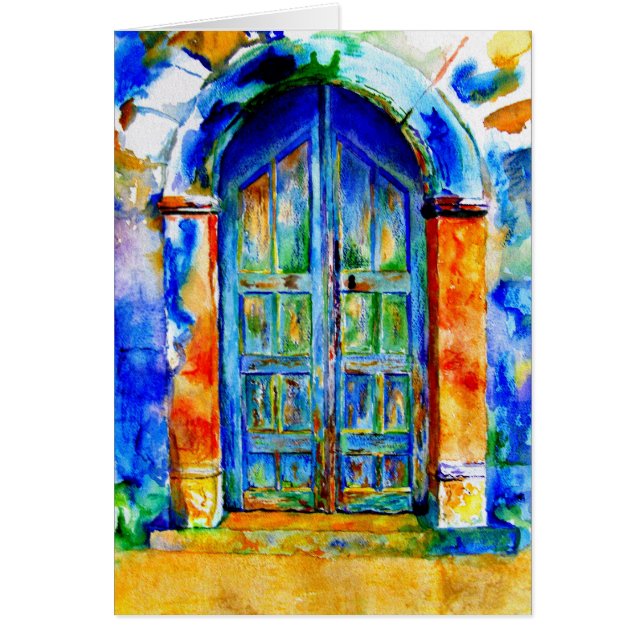 Eine griechische Tür (Vorne)