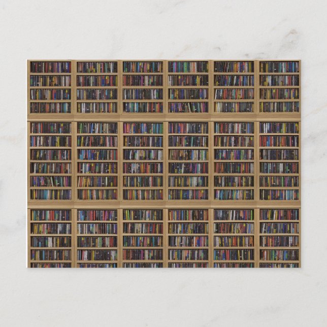 Eine große Auswahl an Büchern Postkarte (Vorderseite)