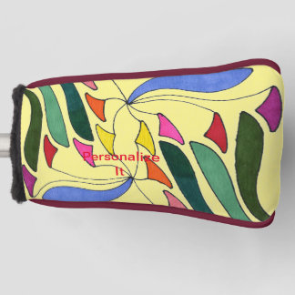 Eine große Auswahl an Themen und Designs schmücken Golf Headcover