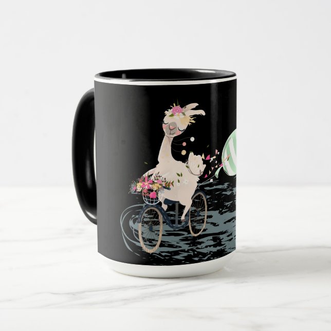 Eine große Combo-Tasse Tasse (Vorderseite Links)