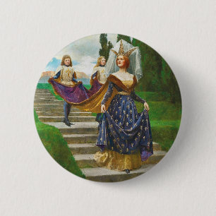 Eine große Dame, c. 1910 von John Collier Button
