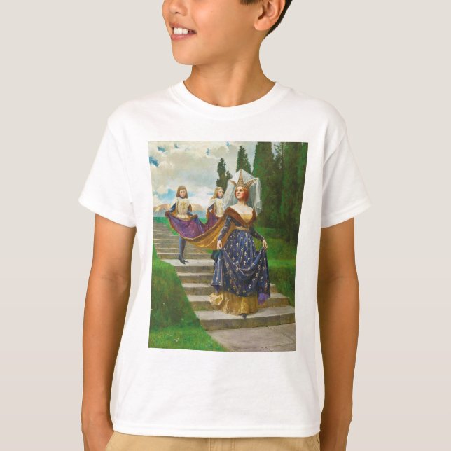 Eine große Dame, c. 1910 von John Collier T-Shirt (Vorderseite)
