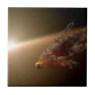 Eine große Eruption um Star Ngc 2547-Id8. Fliese