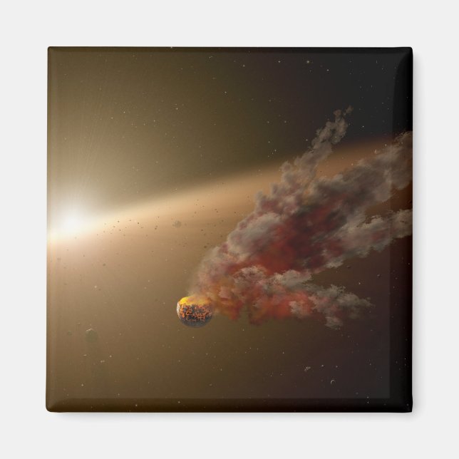 Eine große Eruption um Star Ngc 2547-Id8. Magnet (Vorne)