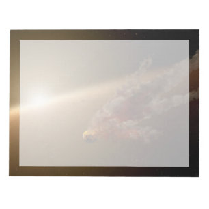 Eine große Eruption um Star Ngc 2547-Id8. Notizblock