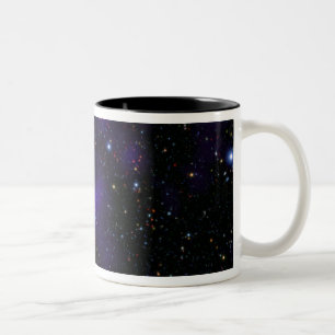 Eine große Galaxiensammlung Zweifarbige Tasse