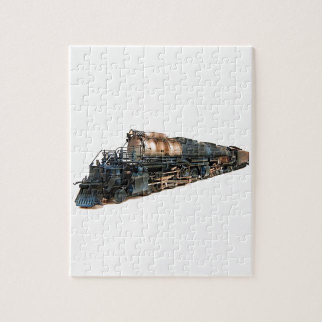 Eine große Jungen-Dampf-Lokomotive Puzzle (Vertikal)