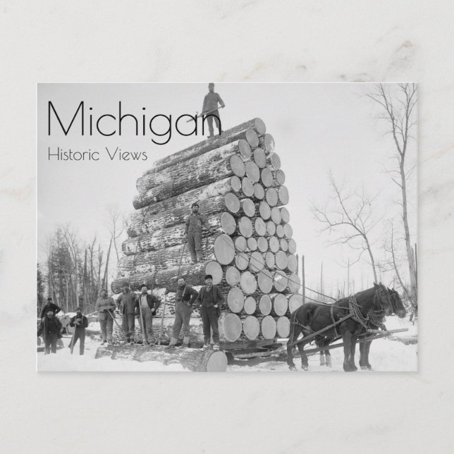 Eine große Last aufzeichnen Postkarte (Vorderseite)