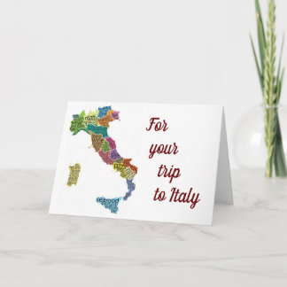 EINE "GROSSE REISE" NACH ITALIEN KARTE