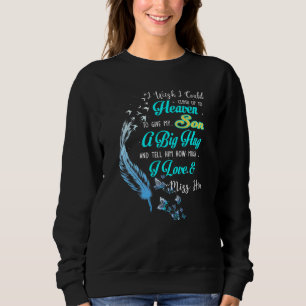 Eine große Umarmung und sagen meinem Sohn, wie vie Sweatshirt