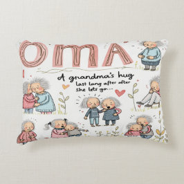 Eine Großmutter-Umarmung - Warm & Loving Dekokissen