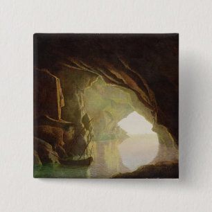 Eine Grotte im Golf von Salerno, Sonnenuntergang, Button