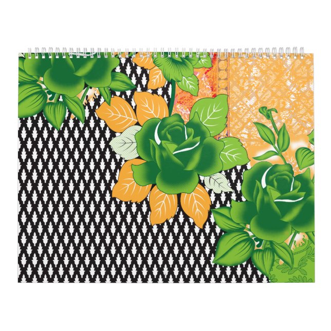 eine grüne und gelbe Wand Kalender (Titelbild)