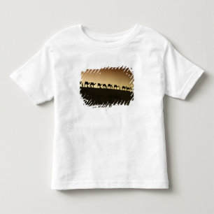 Eine Gruppe von Kamelhirten mit ihren Kamelen Kleinkind T-shirt