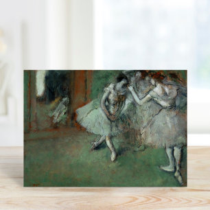 Eine Gruppe von Tänzern   Edgar Degas Karte