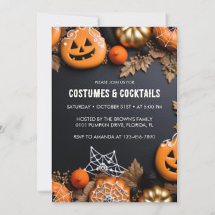 Eine gruselige Halloween-Einladung fe Einladung
