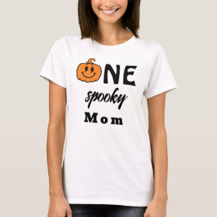 Eine Gruselige Mama Halloween Passende Familie T-Shirt