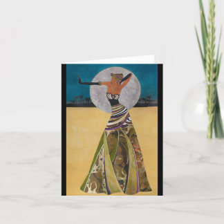 Eine Grußkarte für den Karbabereich Feiertagskarte