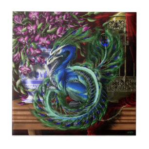 Eine Guilded eingesperrte Fliese