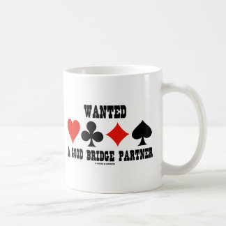 Eine gute Bridge-Partnerbrücke gewollt Tasse