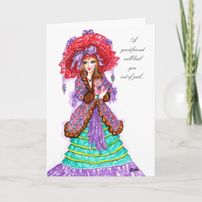 Eine gute Freund… - Karte (Vorderseite)