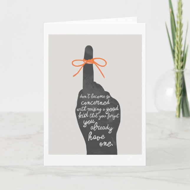 Eine gute Kid-5"x7"-Karte anheben Karte (Vorderseite)