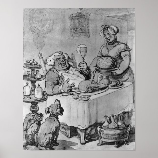 Eine gute Mahlzeit, Poster (Vorne)