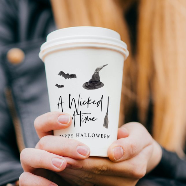 Eine gute Zeit | Frohe Halloween Pappbecher (Von Creator hochgeladen)