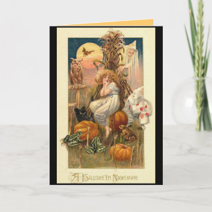 Eine Halloween-Albtraum-Karte Karte