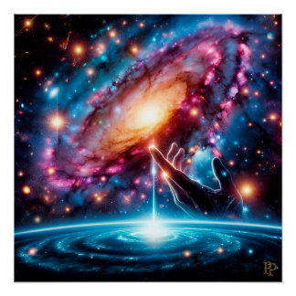 Eine Hand der Schöpfung Poster