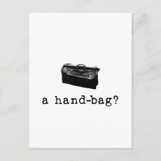 Eine Handtasche? Postkarte