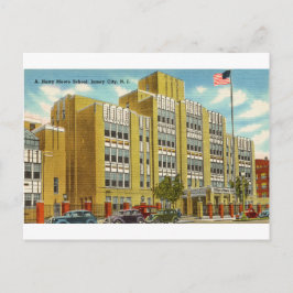 Eine Harry Moore School in Jersey City, New Jersey Postkarte