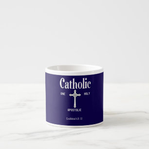 Eine heilige katholische apostolische Kirche Espressotasse
