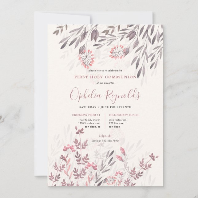 Eine heilige Kommune mitten im Sommer Einladung (Vorderseite)