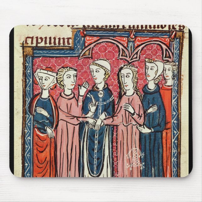 Eine Heirat, von 'Decrets de Gratien' Mousepad (Vorne)