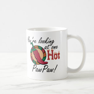 Eine heiße Papaya Kaffeetasse