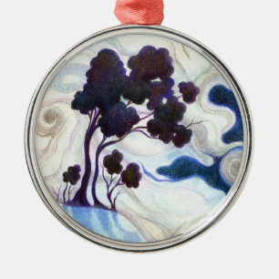 Eine helle Nacht Ornament Aus Metall