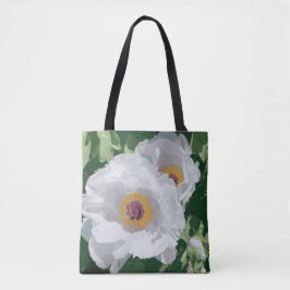 Eine helle, weiße Pony auf den Totenbeutel.