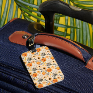 Eine Herbst-Blumen-Serie Design 1 Gepäckanhänger