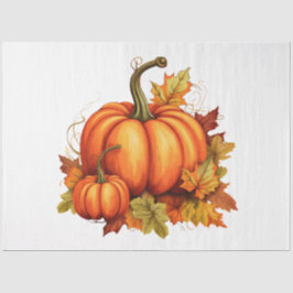 Eine Herbst-Pumpkin-Designkollektion 10 Seidenpapier