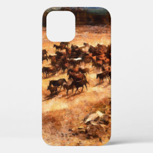 Eine Herde wilder Laufpferde. Künstlerische Arbeit Case-Mate iPhone Hülle
