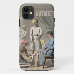 Eine Herr-Behandlung, teilgenommen durch seinen iPhone 11 Hülle