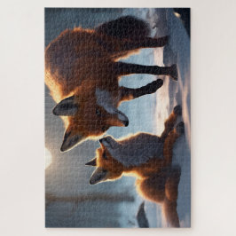 Eine Herrenmutter und ihr Kind Puzzle