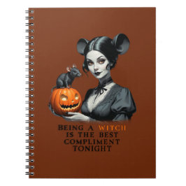 Eine Hexe zu sein ist heute Abend das beste Kompli Notizblock