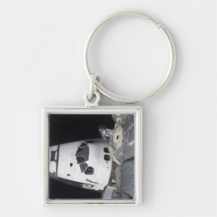 Eine Hochwinkel Ansicht der Crewkabine Schlüsselanhänger