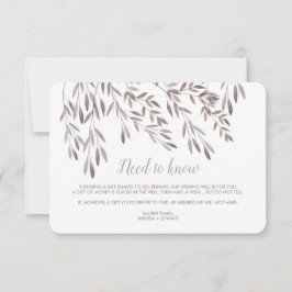 Eine Hochzeitkarte für Wildblumen Einladung