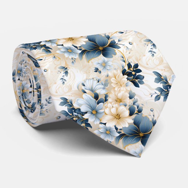 Eine Hochzeitsblumenserie Design 12 Krawatte (Gerollt)