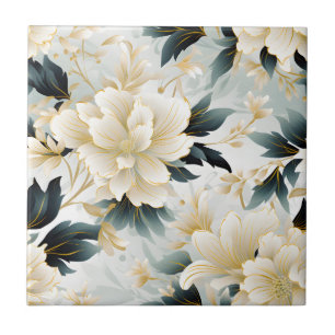 Eine Hochzeitsblumenserie Design 7 Fliese