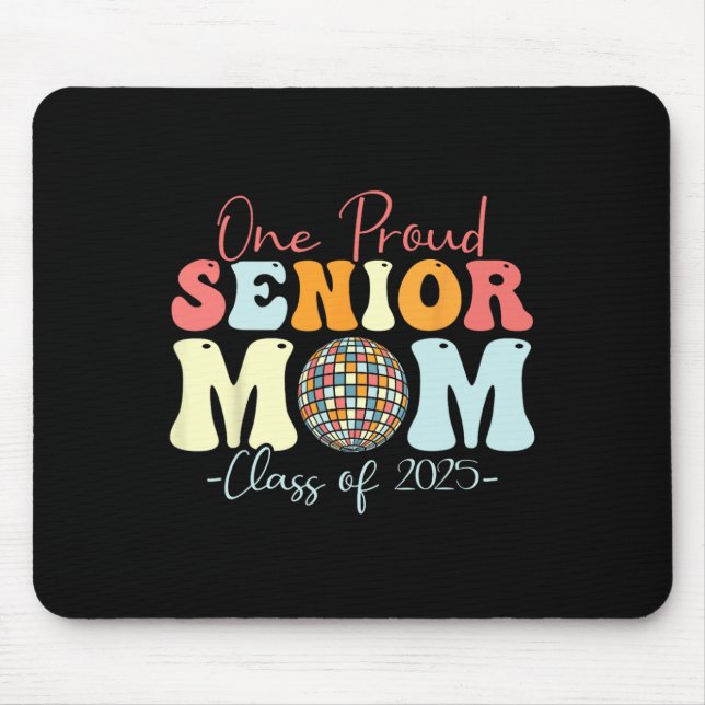 Eine hohe Mama Cl von 2025 Abschluss Groovy Mousepad (Vorne)